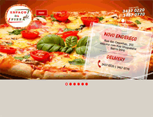 Tablet Screenshot of espacodapizza.com.br